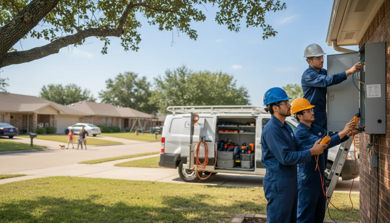 Certified electrician providing emergency electrical services in Amity, PA